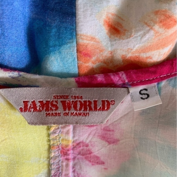 Jams World Floral Summer Vintage Midi Dress Size S - Picture 2 of 15